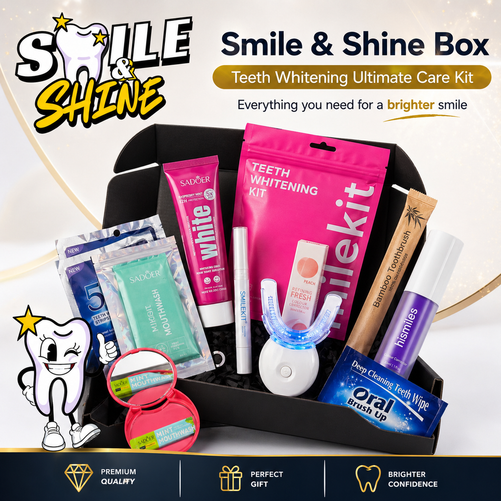 Smile & Shine Box - Complete Teeth Whitening System